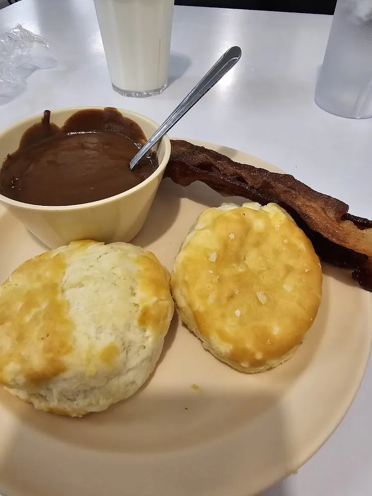 Chocolate Gravy and Biscuit