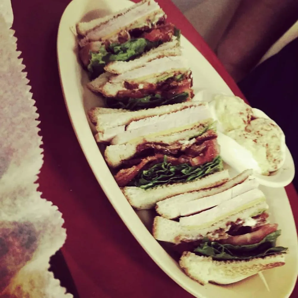 Turkey Club with Deviled Eggs